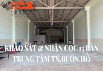 KHẢO SÁT VÀ NHẬN CỌC SETUP  13 BÀN BIDA TẠI Buôn Hồ - ĐẮK LẮK 